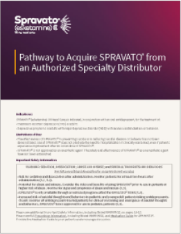 Pathway to Acquire SPRAVATO® from an Authorized Specialty Distributor